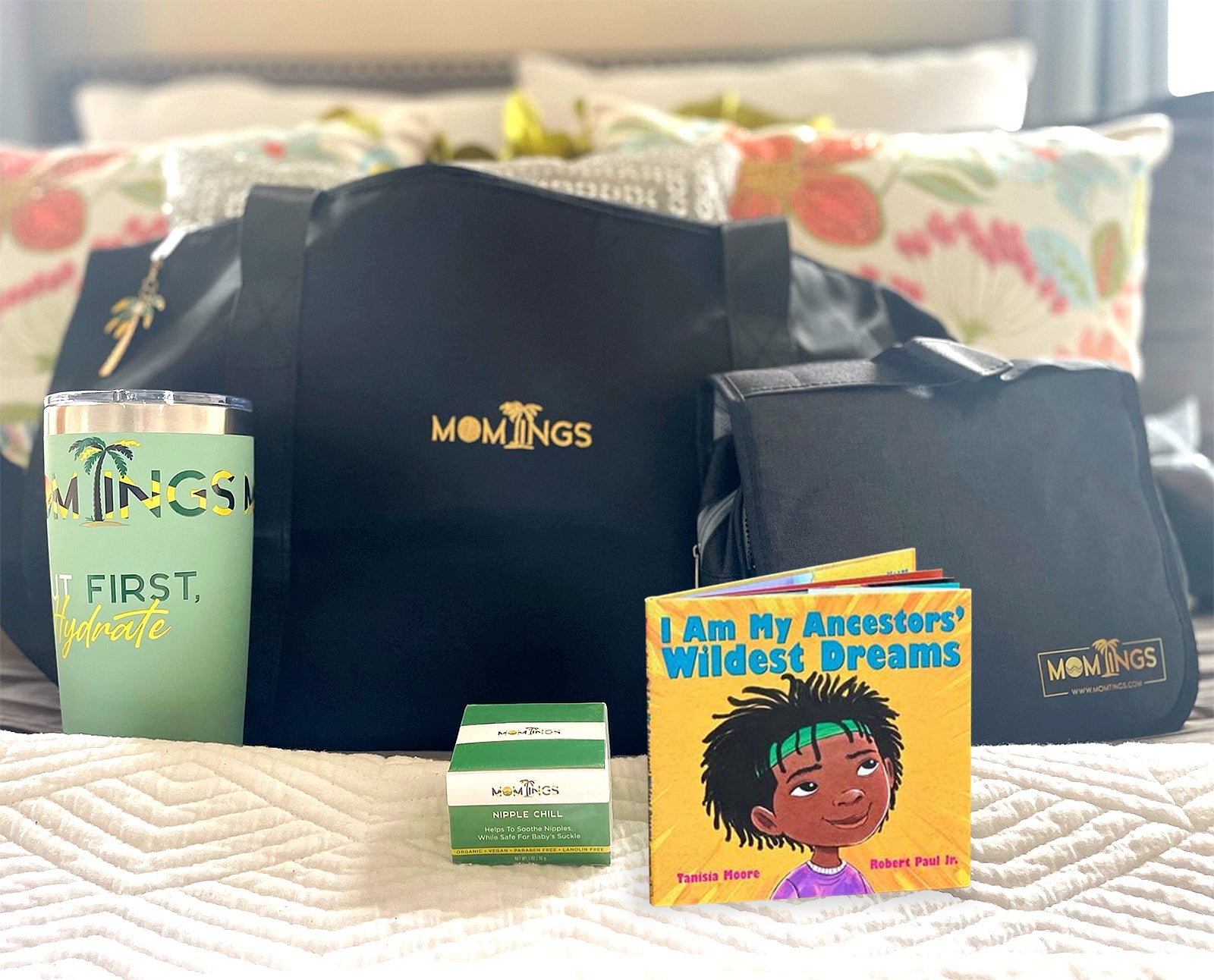 Mommy Grab-n-Go Bag "All In" with signed copy of I AM MY ANCESTORS' WILDEST DREAMS book