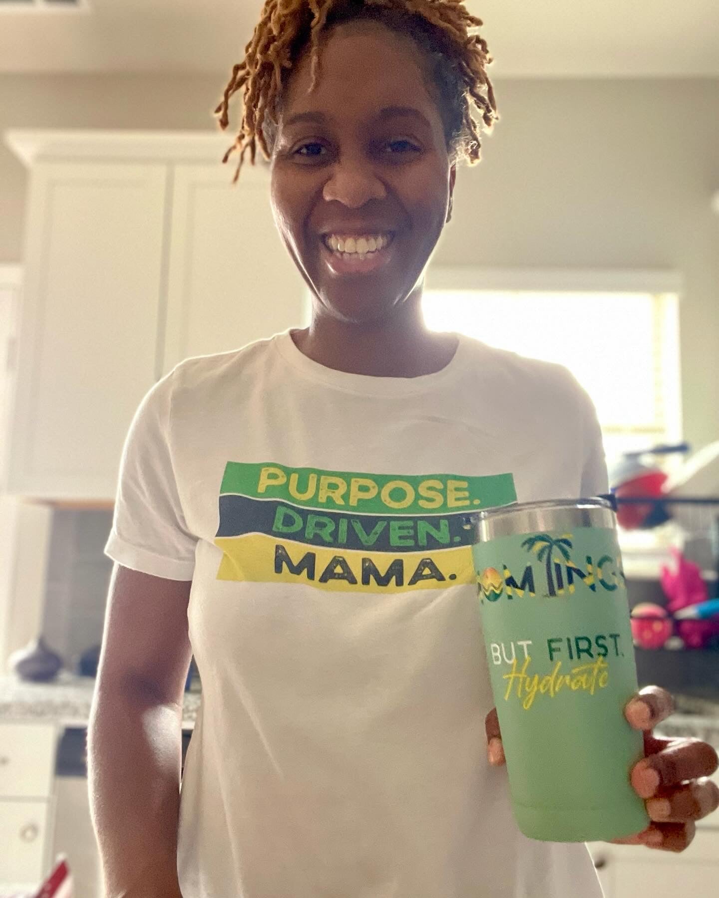 Pupose. Driven. Mama. - Women's Relaxed T-Shirt