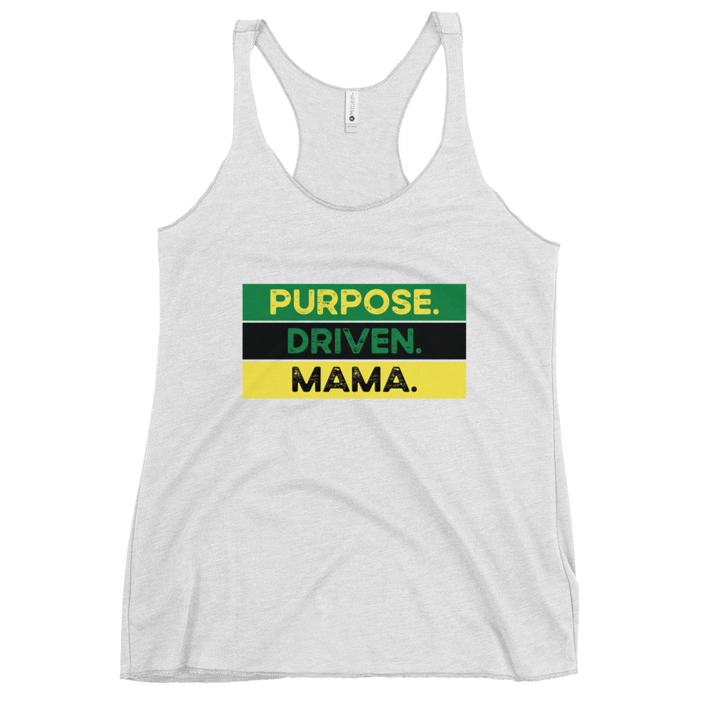 Purpose. Driven. Mama. - Women's Racerback Tank