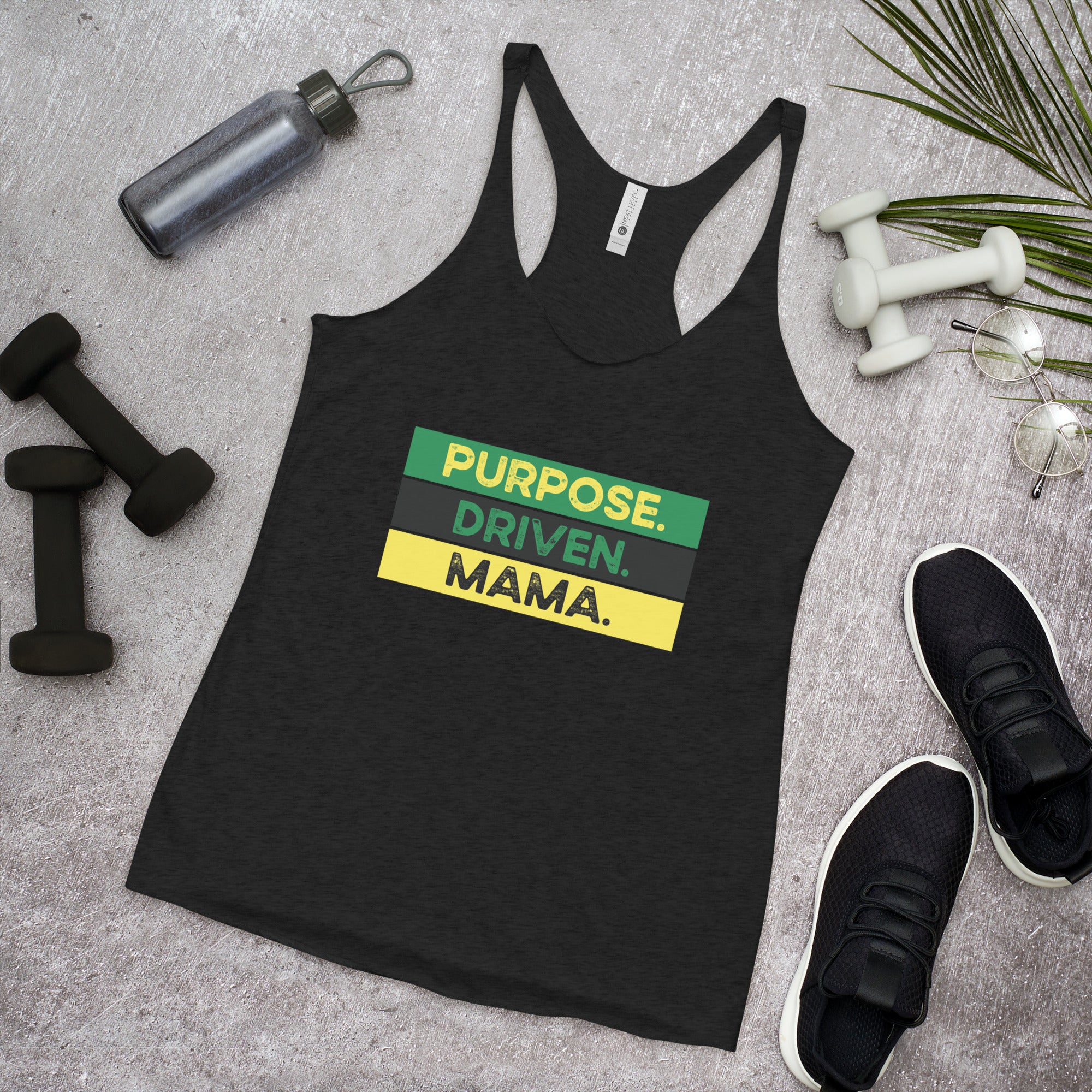 Purpose. Driven. Mama. - Women's Racerback Tank