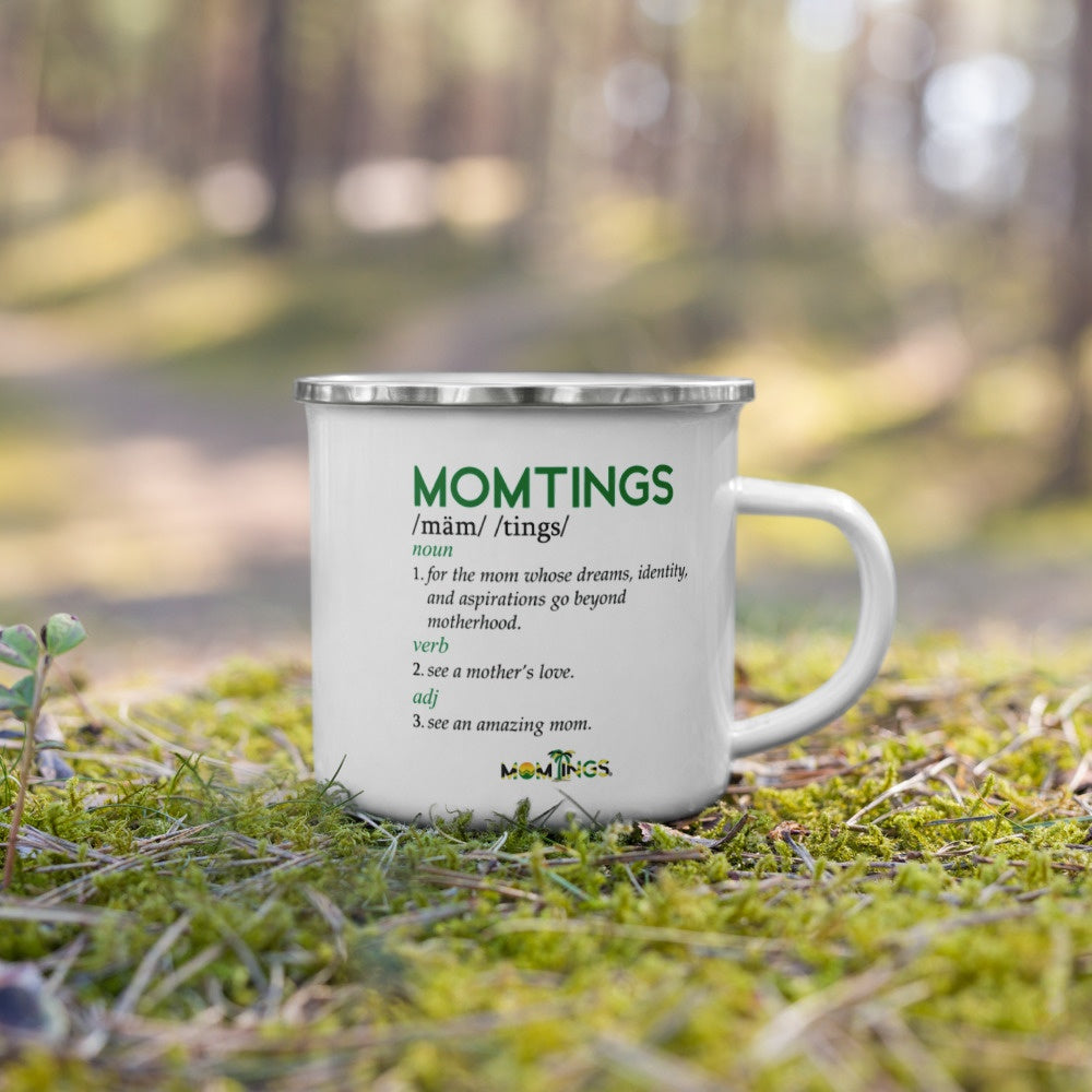 12 oz MomTings Definition Enamel Mug