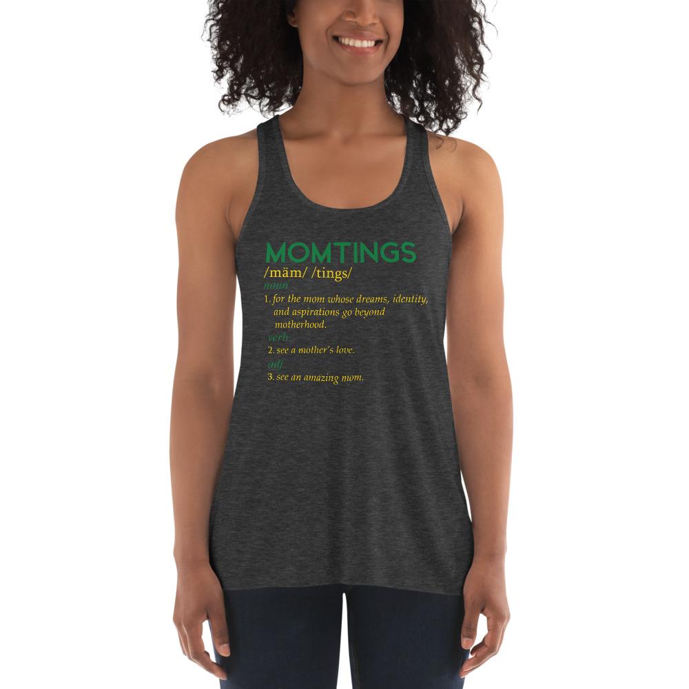 MomTings Definition - Women's Raceback Tank