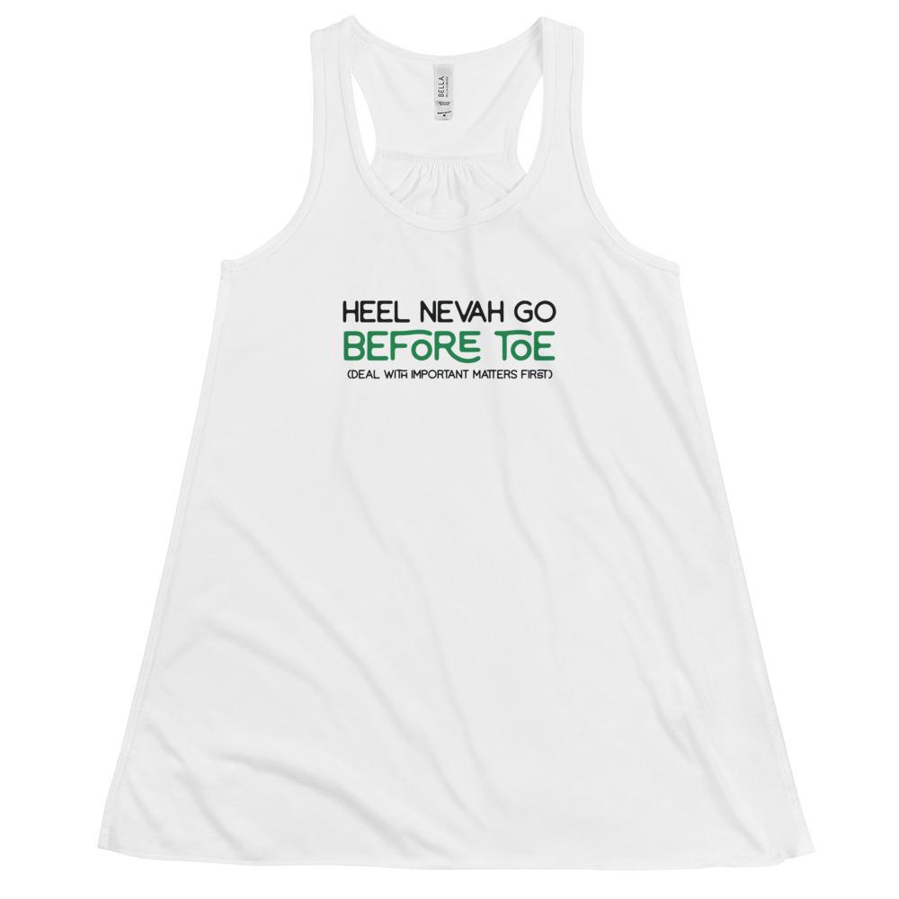 Heel Nevah Go Before Toe - Women's Racerback Tank