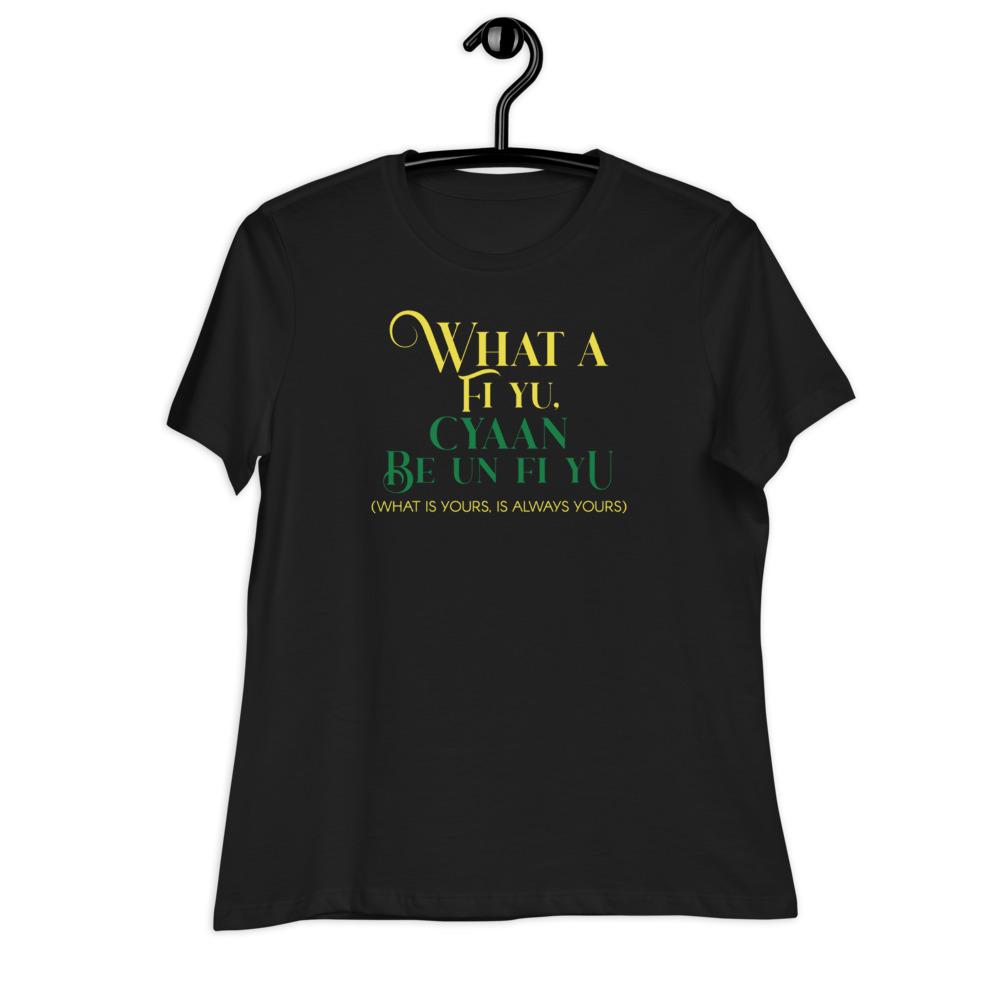 What A Fi Yu - Women's Relaxed T-Shirt